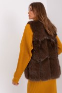 Kamizelka Model AT-KZ-2375.00P Dark Brown - AT AT Kamizelka Model AT-KZ-2375.00P Dark Brown - AT AT