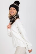 Komin Model AT-KM-CM-331.87 Black/Beige - AT AT Komin Model AT-KM-CM-331.87 Black/Beige - AT AT