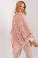 Sweter Ponczo Model AT-PN-2347.68 Light Pink - AT AT Sweter Ponczo Model AT-PN-2347.68 Light Pink - AT AT