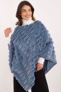 Sweter Ponczo Model AT-PN-2347.88 Blue - AT AT Sweter Ponczo Model AT-PN-2347.88 Blue - AT AT