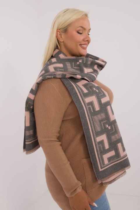 Szalik Model AT-SZ-23158.32 Grey/Pink - AT AT Szalik Model AT-SZ-23158.32 Grey/Pink - AT AT
