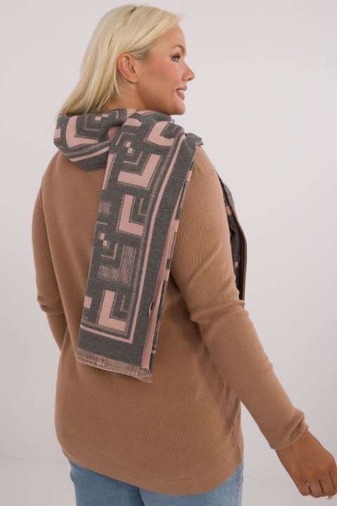 Szalik Model AT-SZ-23158.32 Grey/Pink - AT AT Szalik Model AT-SZ-23158.32 Grey/Pink - AT AT