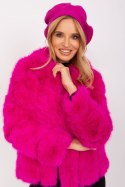 Beret Model AT-CZ-231305.82P Fuksja - AT AT Beret Model AT-CZ-231305.82P Fuksja - AT AT