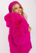 Beret Model AT-CZ-231305.82P Fuksja - AT AT Beret Model AT-CZ-231305.82P Fuksja - AT AT