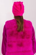 Czapka Model AT-CZ-2325.96 Dark Pink - AT AT Czapka Model AT-CZ-2325.96 Dark Pink - AT AT