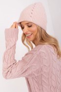 Czapka Model AT-CZ-2328.38P Powder Pink - AT AT Czapka Model AT-CZ-2328.38P Powder Pink - AT AT