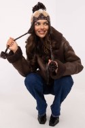 Czapka Model AT-CZ-CHA9213.91 Brown - AT AT Czapka Model AT-CZ-CHA9213.91 Brown - AT AT