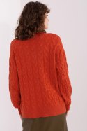 Golf Damski Model AT-SW-2348.88 Dark Orange - AT AT Golf Damski Model AT-SW-2348.88 Dark Orange - AT AT