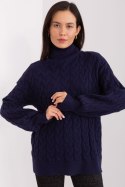 Golf Damski Model AT-SW-2348.88 Navy - AT AT Golf Damski Model AT-SW-2348.88 Navy - AT AT