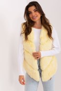 Kamizelka Model AT-KZ-2349.00P Light Yellow - AT AT Kamizelka Model AT-KZ-2349.00P Light Yellow - AT AT
