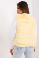 Kamizelka Model AT-KZ-2349.00P Light Yellow - AT AT Kamizelka Model AT-KZ-2349.00P Light Yellow - AT AT