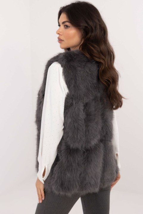 Kamizelka Model AT-KZ-2375.00P Dark Grey - AT AT Kamizelka Model AT-KZ-2375.00P Dark Grey - AT AT