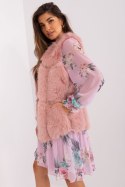 Kamizelka Model AT-KZ-2375.00P Light Pink - AT AT Kamizelka Model AT-KZ-2375.00P Light Pink - AT AT