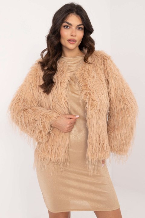 Kurtka Damska Model AT-KR-2359.96P Camel - AT AT Kurtka Damska Model AT-KR-2359.96P Camel - AT AT