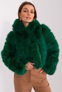 Kurtka Damska Model AT-KR-2378.96P Dark Green - AT AT Kurtka Damska Model AT-KR-2378.96P Dark Green - AT AT