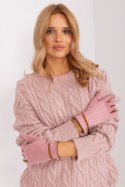 Rękawiczki Model AT-RK-238601.25P Light Pink - AT AT Rękawiczki Model AT-RK-238601.25P Light Pink - AT AT