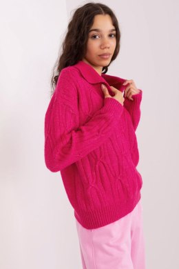 Sweter Damski Model AT-SW-2349-2.96 Fuksja - AT AT