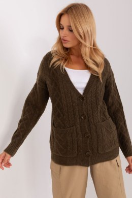Sweter Damski Model AT-SW-2358.31 Khaki - AT AT