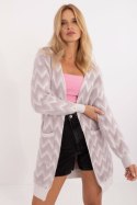 Sweter Kardigan Model AT-SW-2340-A.00 Light Violet - AT AT Sweter Kardigan Model AT-SW-2340-A.00 Light Violet - AT AT
