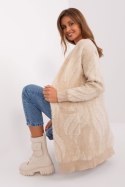 Sweter Kardigan Model AT-SW-234501.00P Light Beige - AT AT Sweter Kardigan Model AT-SW-234501.00P Light Beige - AT AT