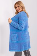 Sweter Kardigan Model AT-SW-234503.00P Blue - AT AT Sweter Kardigan Model AT-SW-234503.00P Blue - AT AT