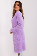 Sweter Kardigan Model AT-SW-234503.00P Light Violet - AT AT Sweter Kardigan Model AT-SW-234503.00P Light Violet - AT AT