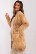 Sweter Kardigan Model AT-SW-234701.34 Beige - AT AT Sweter Kardigan Model AT-SW-234701.34 Beige - AT AT
