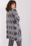 Sweter Kardigan Model AT-SW-234701.34 Grey - AT AT Sweter Kardigan Model AT-SW-234701.34 Grey - AT AT