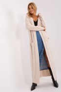 Sweter Kardigan Model AT-SW-2395.30 Light Beige - AT AT Sweter Kardigan Model AT-SW-2395.30 Light Beige - AT AT