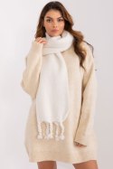 Szalik Model AT-SZ-2313502.47P Ecru - AT AT Szalik Model AT-SZ-2313502.47P Ecru - AT AT