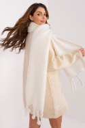 Szalik Model AT-SZ-2313502.47P Ecru - AT AT Szalik Model AT-SZ-2313502.47P Ecru - AT AT