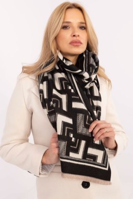 Szalik Model AT-SZ-23158.32 Black/Ecru - AT AT