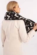 Szalik Model AT-SZ-23158.32 Black/Ecru - AT AT Szalik Model AT-SZ-23158.32 Black/Ecru - AT AT