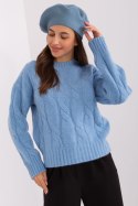 Beret Model AT-CZ-231305.85P Grey/Blue - AT AT Beret Model AT-CZ-231305.85P Grey/Blue - AT AT