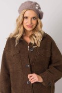 Beret Model AT-CZ-BF38834-1 Dark Beige - AT AT Beret Model AT-CZ-BF38834-1 Dark Beige - AT AT