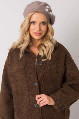 Beret Model AT-CZ-BF38834-1 Dark Beige - AT AT