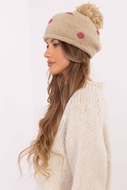 Czapka Model AT-CZ-CHA1133.17X Beige - AT AT
