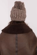Czapka Model AT-CZ-JY-39.32 Dark Beige - AT AT Czapka Model AT-CZ-JY-39.32 Dark Beige - AT AT