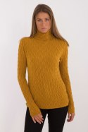 Golf Damski Model AT-SW-2334-2.61 Dark Yellow - AT AT Golf Damski Model AT-SW-2334-2.61 Dark Yellow - AT AT