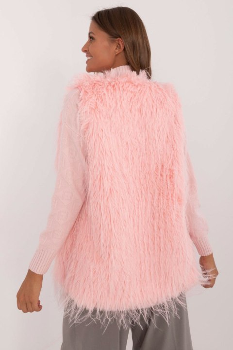 Kamizelka Model AT-KZ-2349-1.31P Light Pink - AT AT Kamizelka Model AT-KZ-2349-1.31P Light Pink - AT AT