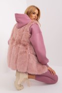 Kamizelka Model AT-KZ-2368.00P Light Pink - AT AT Kamizelka Model AT-KZ-2368.00P Light Pink - AT AT