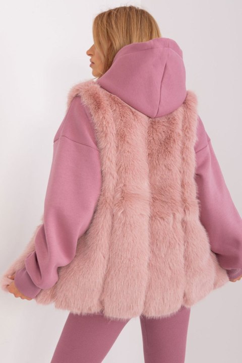 Kamizelka Model AT-KZ-2368.00P Light Pink - AT AT Kamizelka Model AT-KZ-2368.00P Light Pink - AT AT