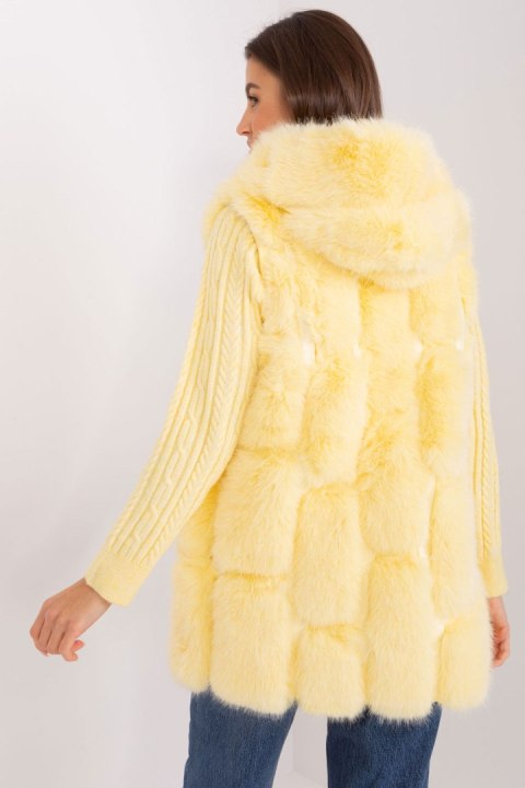 Kamizelka Model AT-KZ-2379.96P Light Yellow - AT AT Kamizelka Model AT-KZ-2379.96P Light Yellow - AT AT