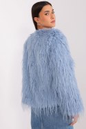 Kurtka Damska Model AT-KR-2359.96P Grey/Blue - AT AT Kurtka Damska Model AT-KR-2359.96P Grey/Blue - AT AT