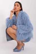 Kurtka Damska Model AT-KR-2359.96P Grey/Blue - AT AT Kurtka Damska Model AT-KR-2359.96P Grey/Blue - AT AT
