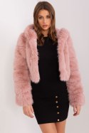 Kurtka Damska Model AT-KR-2378.96P Light Pink - AT AT Kurtka Damska Model AT-KR-2378.96P Light Pink - AT AT