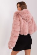 Kurtka Damska Model AT-KR-2378.96P Light Pink - AT AT Kurtka Damska Model AT-KR-2378.96P Light Pink - AT AT