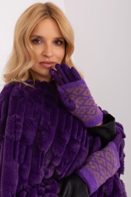Rękawiczki Model AT-RK-2310.91 Dark Violet - AT AT
