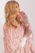 Rękawiczki Model AT-RK-2310.91 Light Pink - AT AT Rękawiczki Model AT-RK-2310.91 Light Pink - AT AT