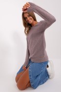 Sweter Damski Model AT-SW-232901.25X Light Violet - AT AT Sweter Damski Model AT-SW-232901.25X Light Violet - AT AT